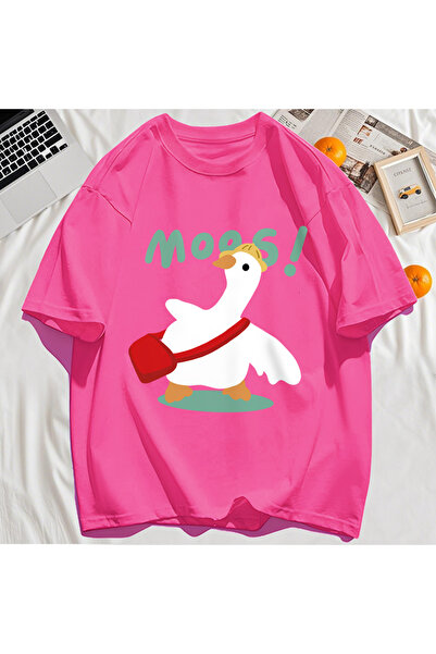 StartMore Y2K Vintage T-Shirt Tee Cute Cartoon Bag Duck Pattern