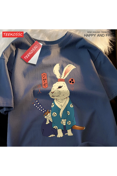 StartMore تي شيرت Y2k Vintage تي شيرت ياباني Harajuku Traveler Heroes Rabbitt