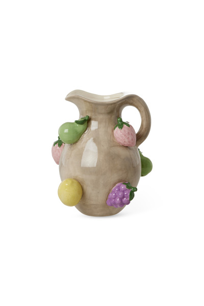 RICE El Yapımı Seramik Sürahi - Meyveler