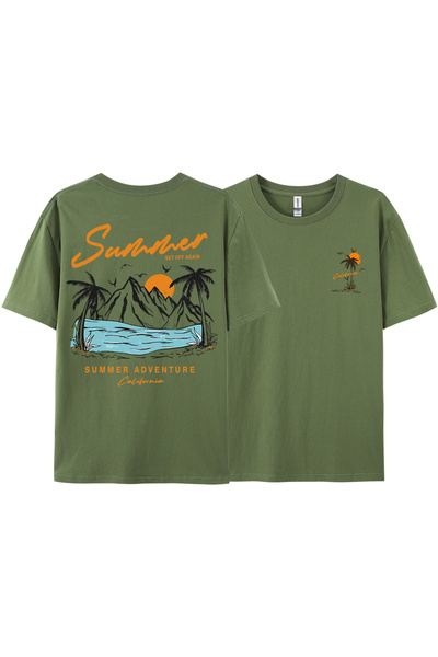 StartMore مجموعة Y2k Vintage T-shirt Tee Summer Again Adventure California