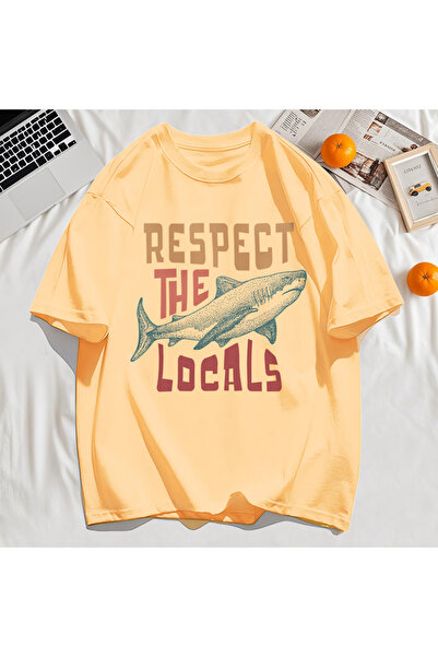 StartMore Y2K Vintage T-Shirt Tee Vintage Locals Sharks Homage Print