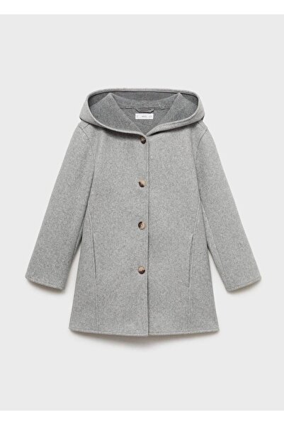 MANGO Kids Cepli kumaş palto