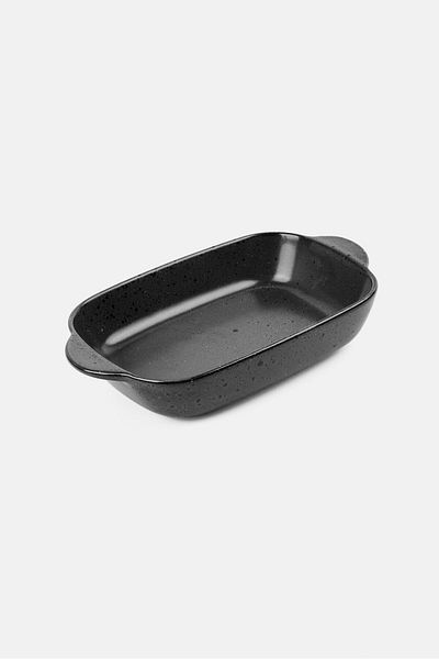 Catherine Malandrino Stylish Porcelain Bakeware, Charcoal