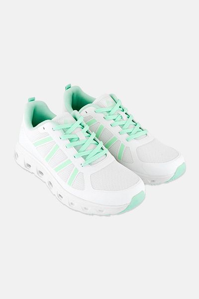 RBX Women Lace Up Brand Logo Hiking Shoes, White