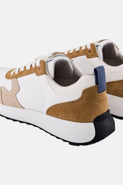 Geox Men U Volpiano A Lace Up Casual Shoes, Multicolor