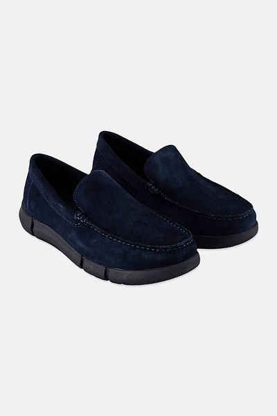 Geox Men U Adacter Slip On Suede Shoes, Navy