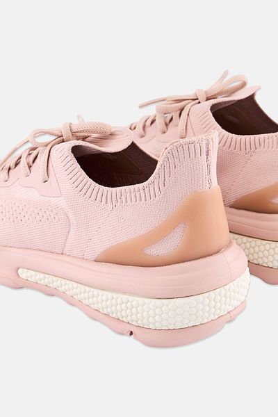 Geox Women D Spherica Actif Lace Up Casual Shoes, Pink