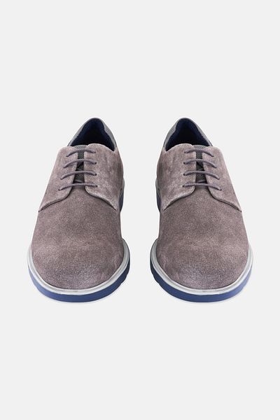 Geox Men Raffaele Lace Up Formal Shoes, Grey
