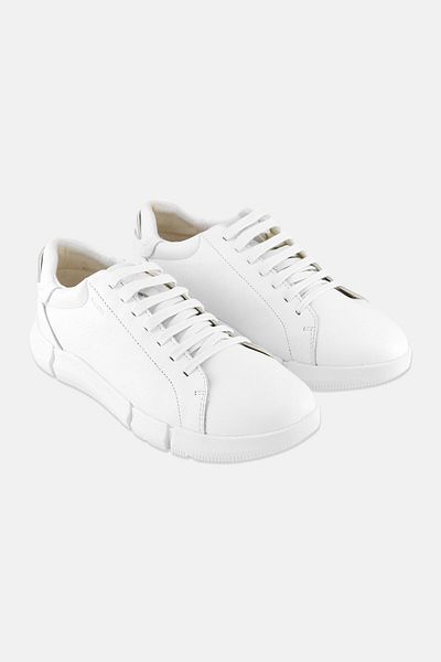 Geox Men Adacter Lace Up Casual Shoes, White