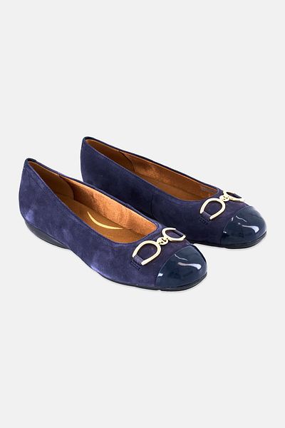 Geox Women D Annytah Goa Slip On Flats, Navy