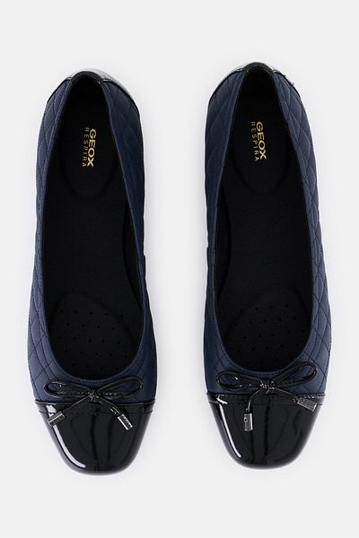 Geox Women Wide Fit D Annytah Slip On Flats, Navy