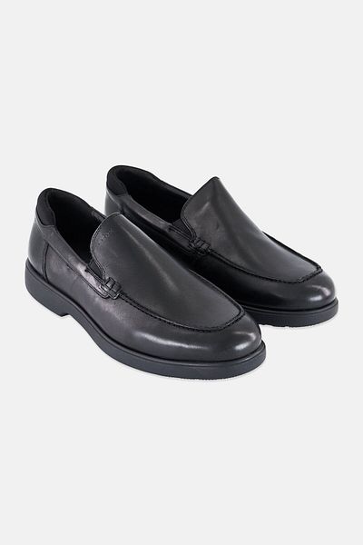 Geox Men Wide Spherica EC11 Slip On Formal Shoes, Black