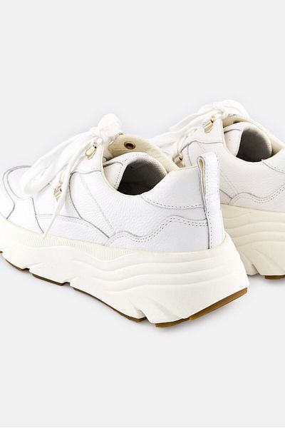 Geox Women D Diamanta E Lace Up Sneakers, White