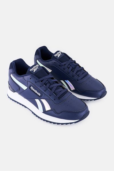 Reebok Women Glide Pripple Clip Lace Up Running Shoes, Navy