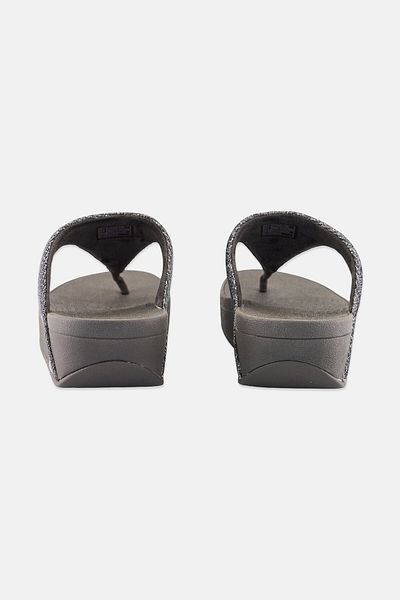 Fitflop Women Slip On Textured Sandal, Grey