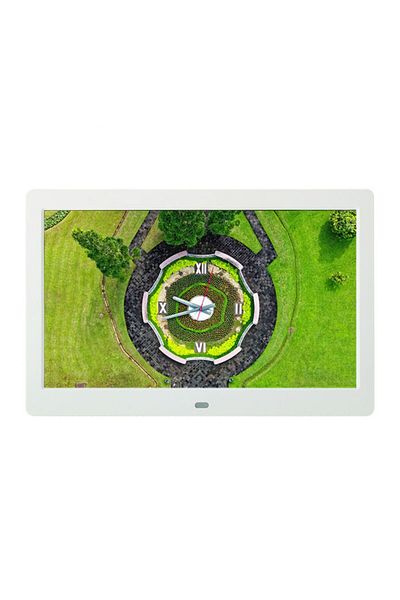 ARMY STORE Digital photo frame, 10 inch, slim, IPS, White