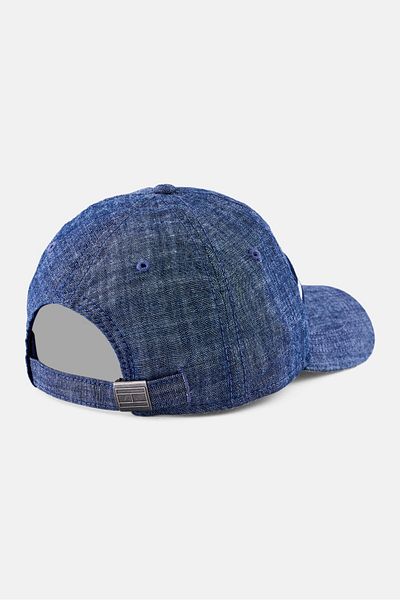 Tommy Hilfiger Men Embroidered Logo Tino Cap, Heather Blue