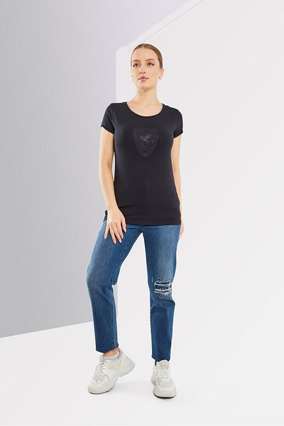 Scuderia Ferrari Women Sportswear Fit Short Sleeve Running Top, Black