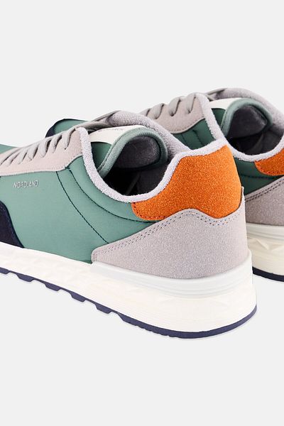 Nordland Men Brand Logo Lace Up Outdoor Shoes, Multicolor
