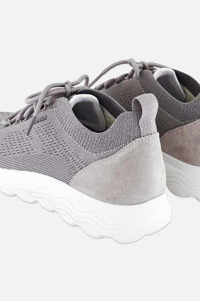 Geox Women Spherica Slip On Sneaker Shoes, Grey