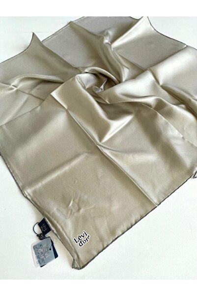 Levidor Tivil Κασκόλ από καθαρό μετάξι 49486 Μονόχρωμο βιζόν