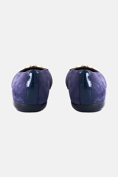 Geox Women D Annytah Goa Slip On Flats, Navy