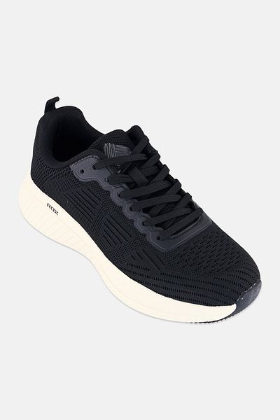 RBX Men brand Logo Lace Up Outdoor Shoes, Black