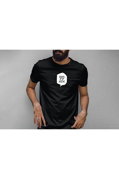 YEACHY Unisex Win εμπριμέ μπλουζάκι