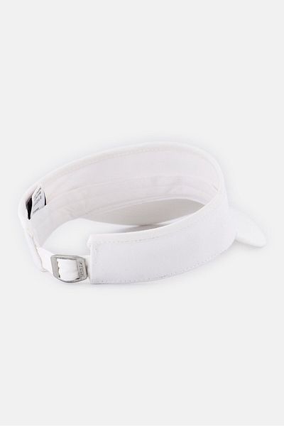 RBX Men Embroidered Logo Visor Cap, White
