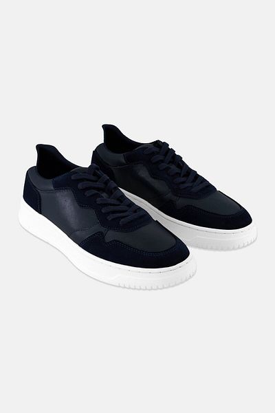Geox Men U Arvier Lace Up Casual Shoes, Navy