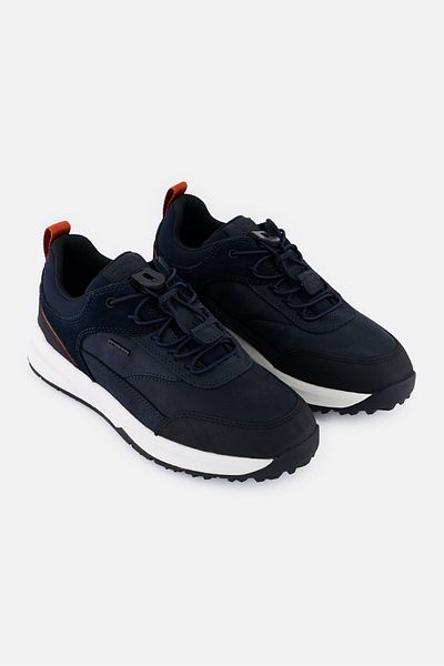 Geox Men U Sterratrail Lace Up Casual Shoes, Navy