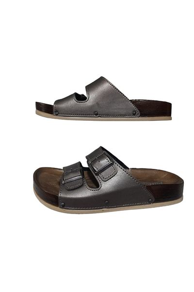 MULEX Platinum Double Buckle Adjustable Women's Anatomical Comfortable Sole Daily Slippers