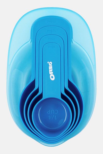 Oreo 5 Pieces Measuring Cup Set, Blue