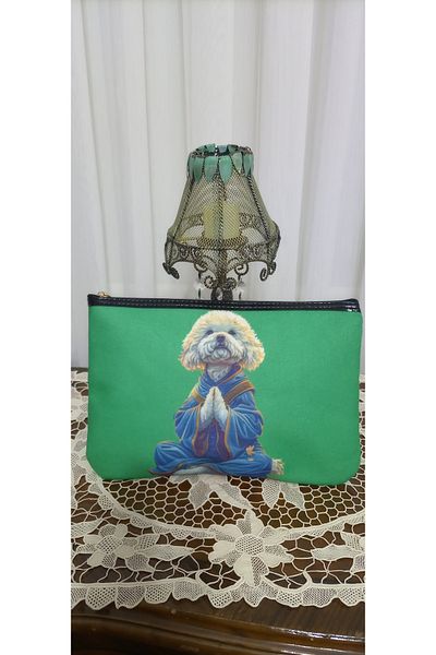 DİGİ PUFF Digipuff Patterned Fabric Portfolio Bag.