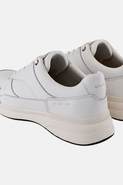Geox Men u Spherica Ecub-3 D Lace Up Sneakers, White