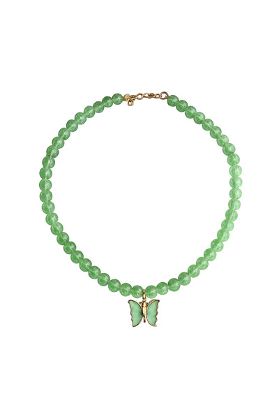 Venus Design Colorful Glass Bead Necklace