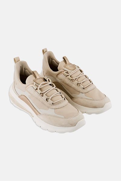 Geox Women D Spherica Actif Lace Up Casual Shoes, Multicolor