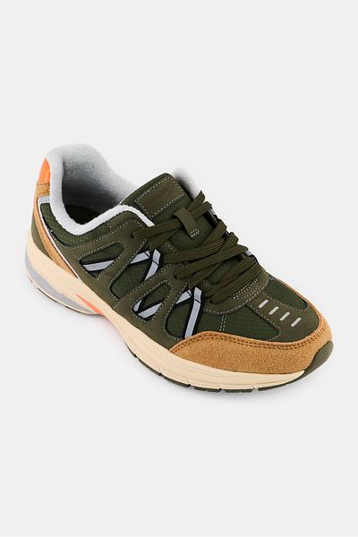 Nordland Men Lace Up Outdoor Sports Shoes, Multicolor
