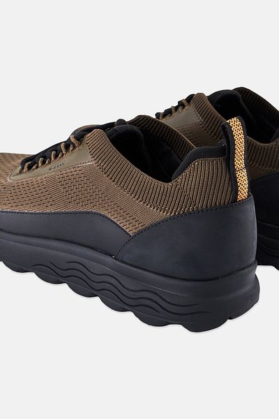 Geox Men U Spherica A Lace Up Sneakers, Multicolor