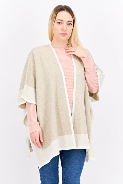 Lifestyle Women Split Neck Heather Cardigans, Grey