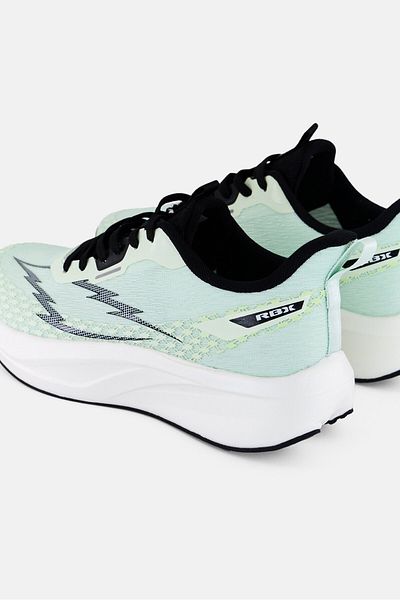 RBX Women Mesh Lace Up Running Shoes, Lime Green