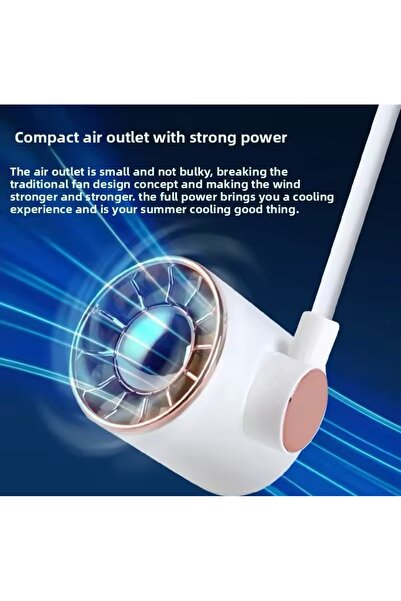 RAYTENG Yeni Boyun Asılı Fan USB Şarj Spor Açık Taşınabilir Tembel Fan