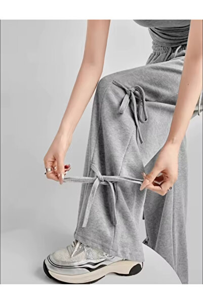 Weekeep Y2k Kurdale Detay Trend Eşofman Altı/Pantolon