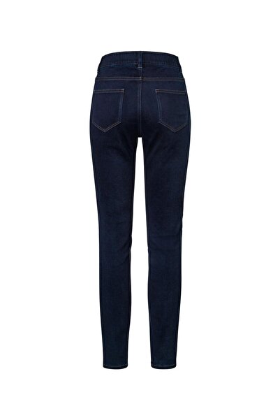 Tchibo Women Regular Fit Plain Stretchable Denim, Navy