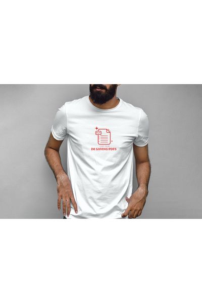 YEACHY Unisex μπλουζάκι με τυπωμένο PDF
