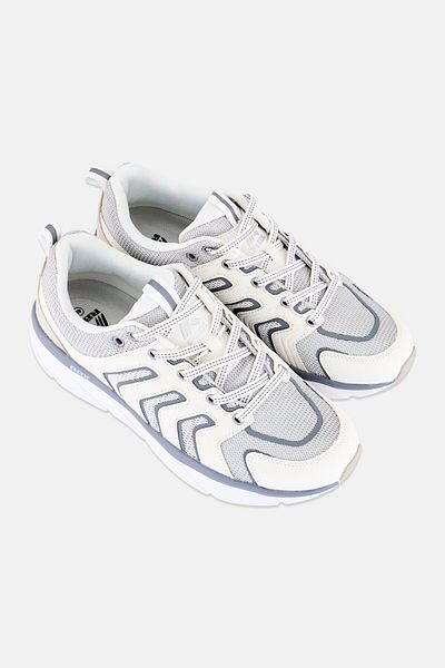 RBX Women Brand Logo Lace Up Training Shoes, Off-White