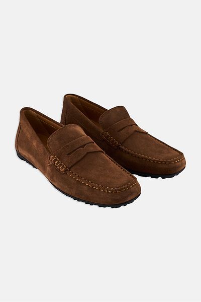 Geox Men U Kosmopolis Grip Slip On Loafers, Brown