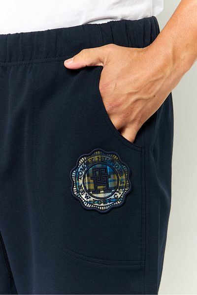 Tommy Hilfiger Men Regular Fit Embroidered Sweatpants, Navy