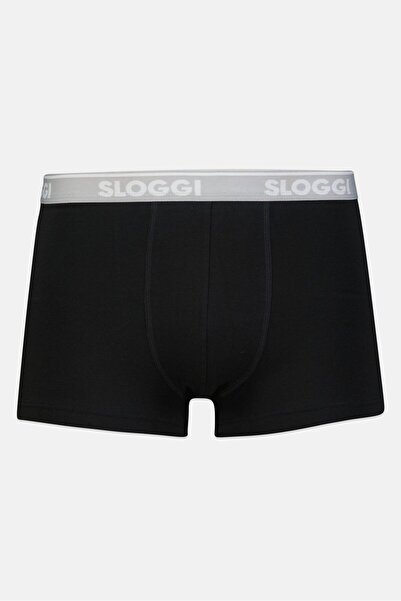 SLOGGI Men 2 Pcs Brand Logo Hipster Boxer Brief, Grey