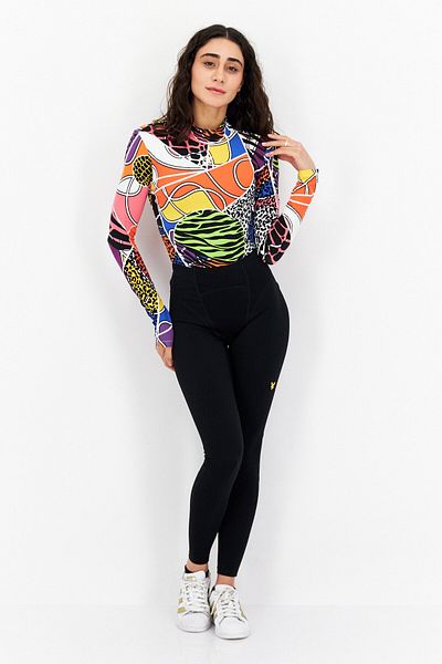 adidas Women Sportswear Fit Long Sleeve Outdoor Bodysuits, Multicolor